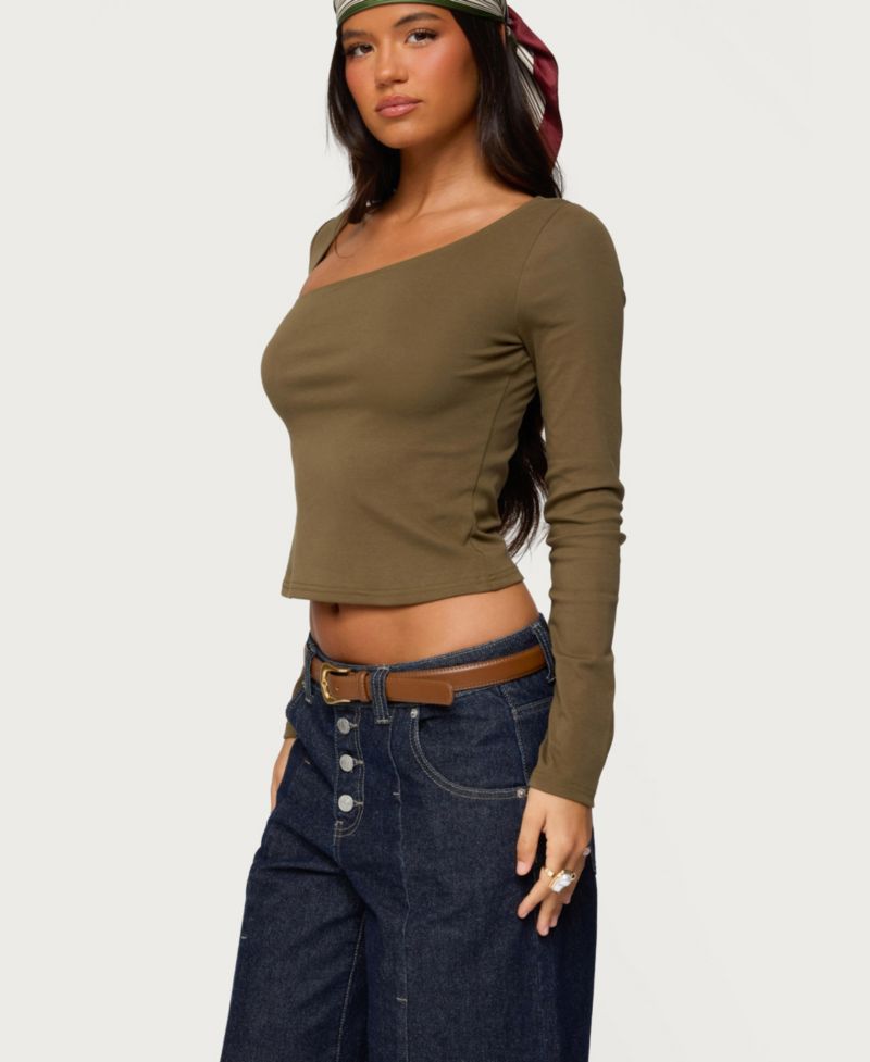 Women's Rion Asymmetric Long Sleeve Top