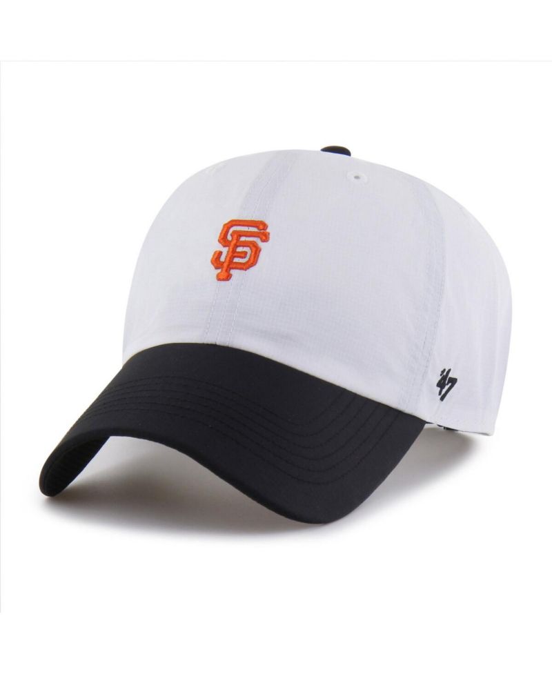 Men's White/Black San Francisco Giants Vista Mini Clean Up brrr&deg; Adjustable Hat