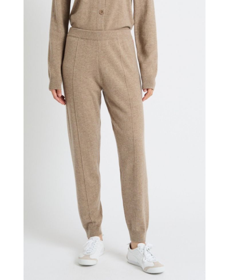 Women's Chinti and Parker Wool Cashmere Cuffed Joggers