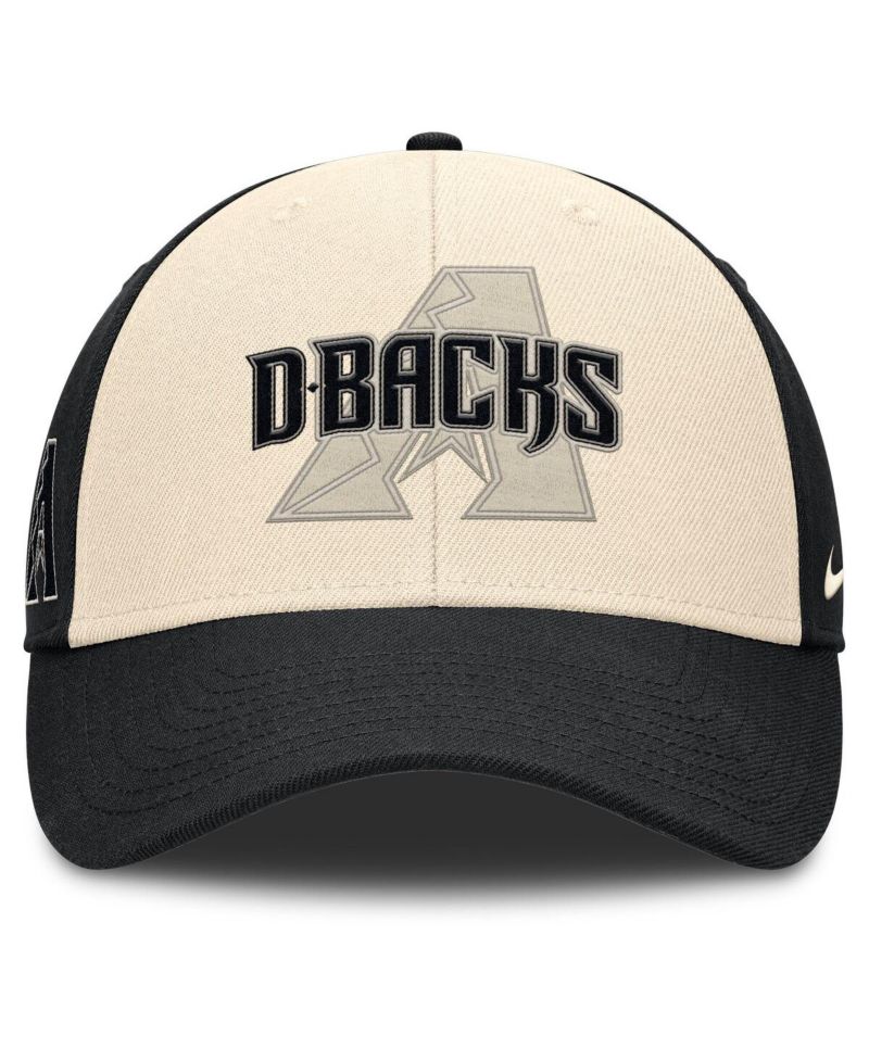 Men's Black/Natural Arizona Diamondbacks Statement Club Performance Adjustable Hat