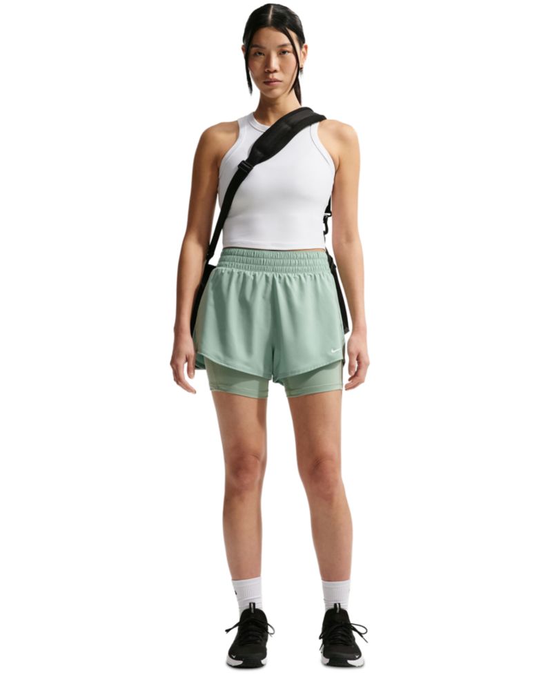 Женские шорты 2-в-1 One Dri-Fit с завышенной талией