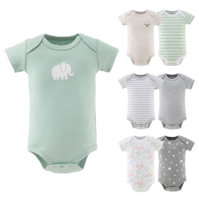 Baby Boys Neutral Safari Bodysuits