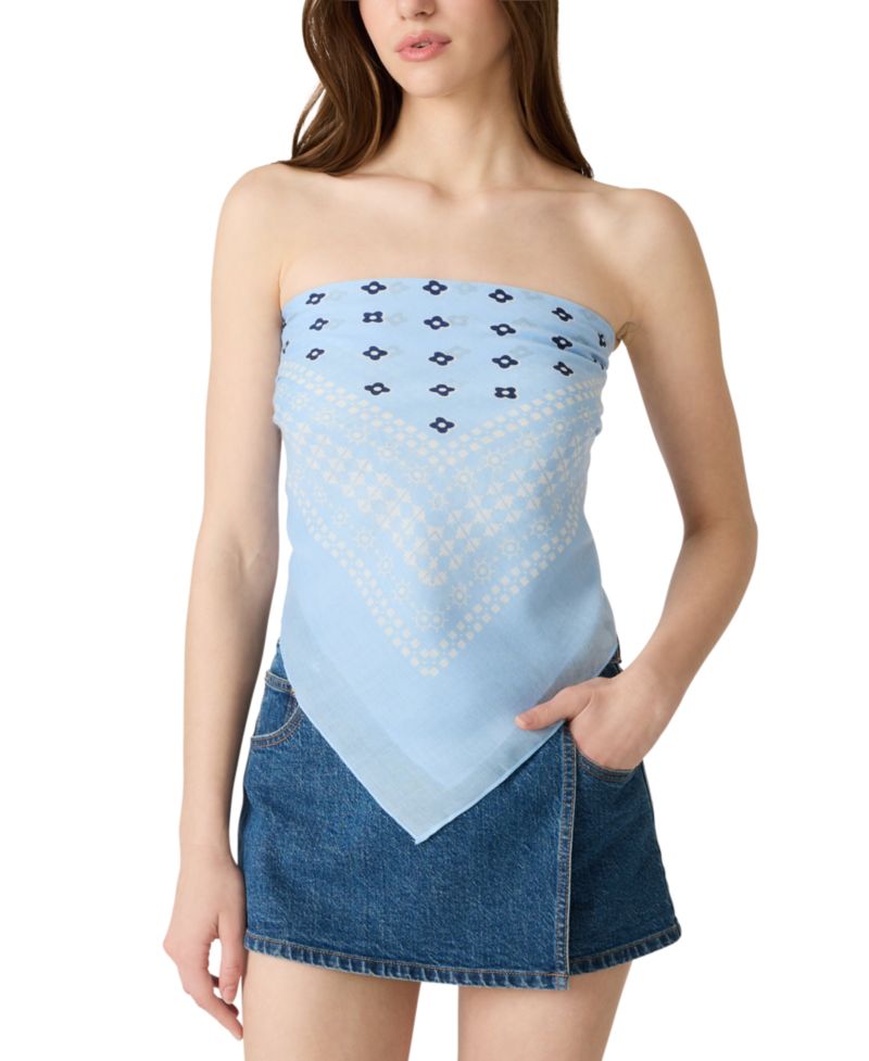 Geometric Bandana Printed Square Scarf