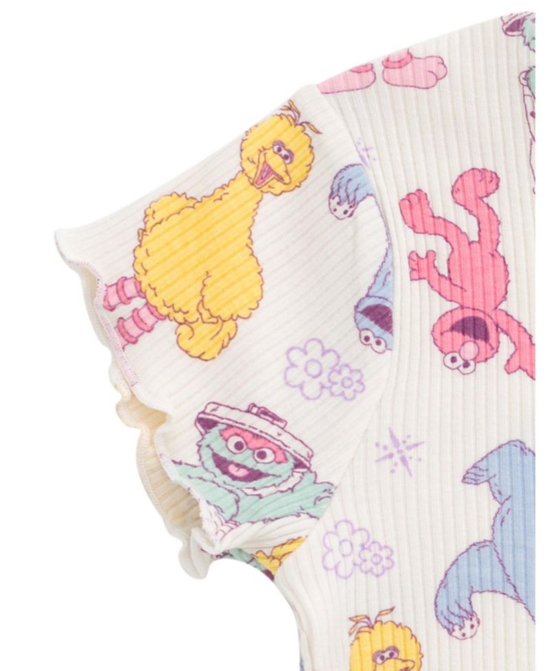 Baby Girls 2-Piece Tee and Bike Shorts Set