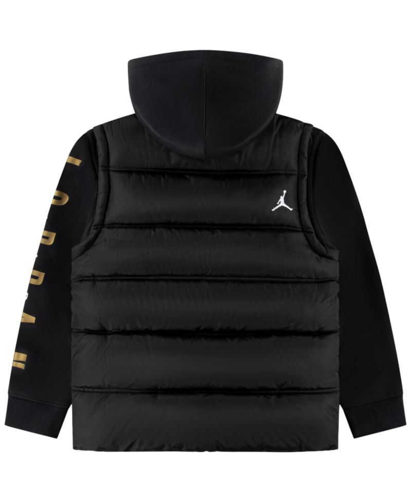 Boys' 8-20 Layered-Look Hooded Jacket