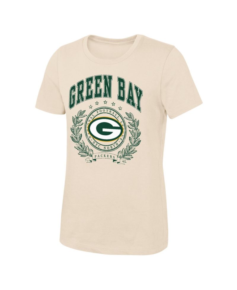 Girls' 4-16 Green Bay Packers Undefeated Screen-Print Crewneck T-Shirt