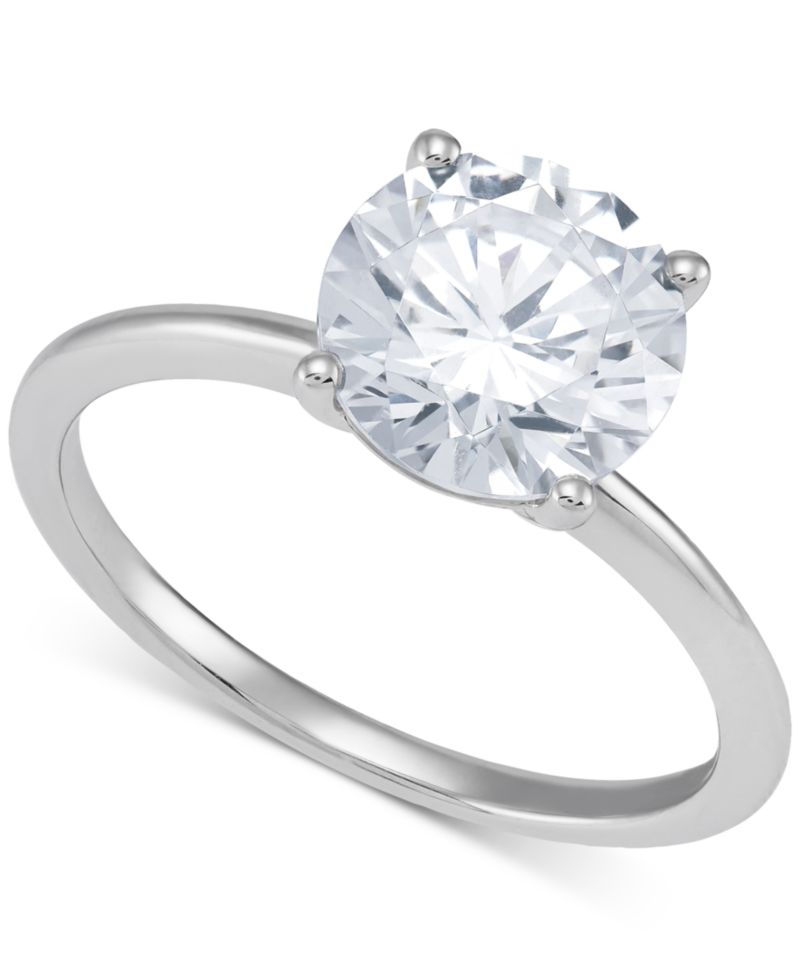 IGI Certified Lab Grown Diamond Solitaire Engagement Ring (2 ct. t.w.) in 14k White Gold