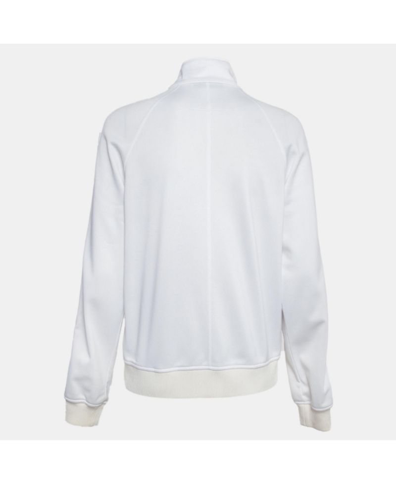 Women's Metallic Logo Print Jersey Jacket