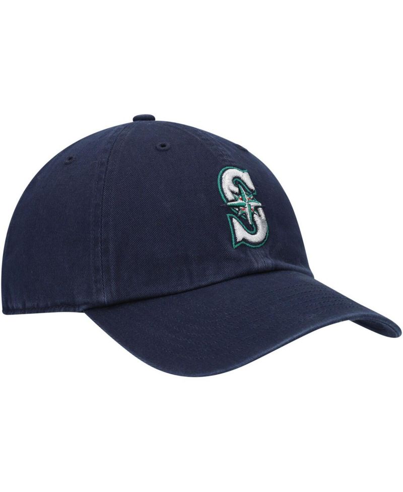 Men's Navy Seattle Mariners Clean Up Adjustable Hat