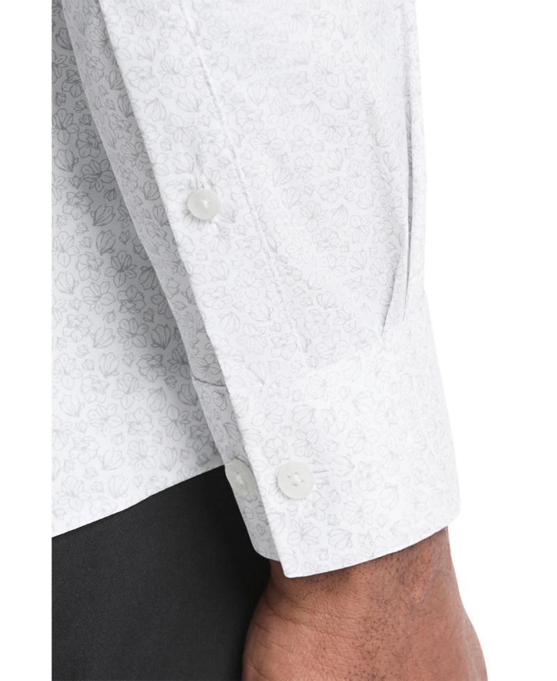 Men's Eco Passport Stretch Untucked Slim Fit Dress Shirt