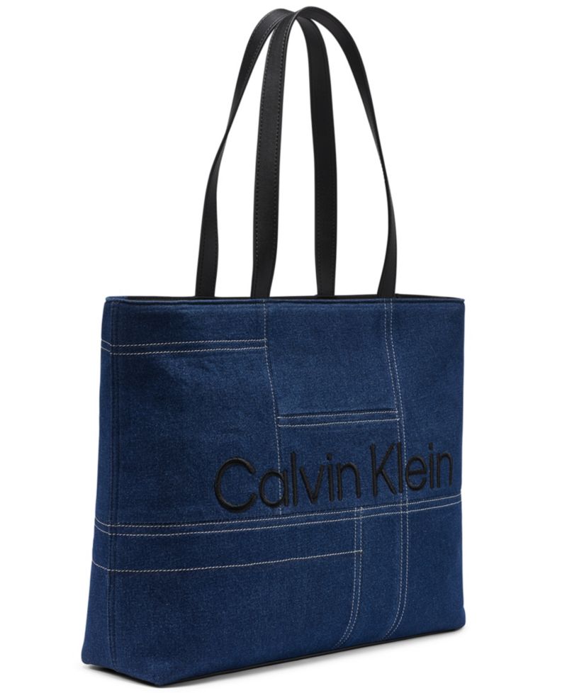Aurelia Large Denim Tote Handbag