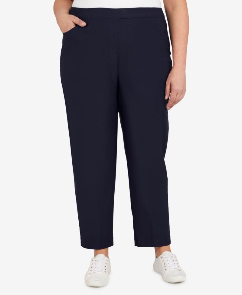 Plus Size Classic Allure Tummy Control Pull-On Average Length Pants