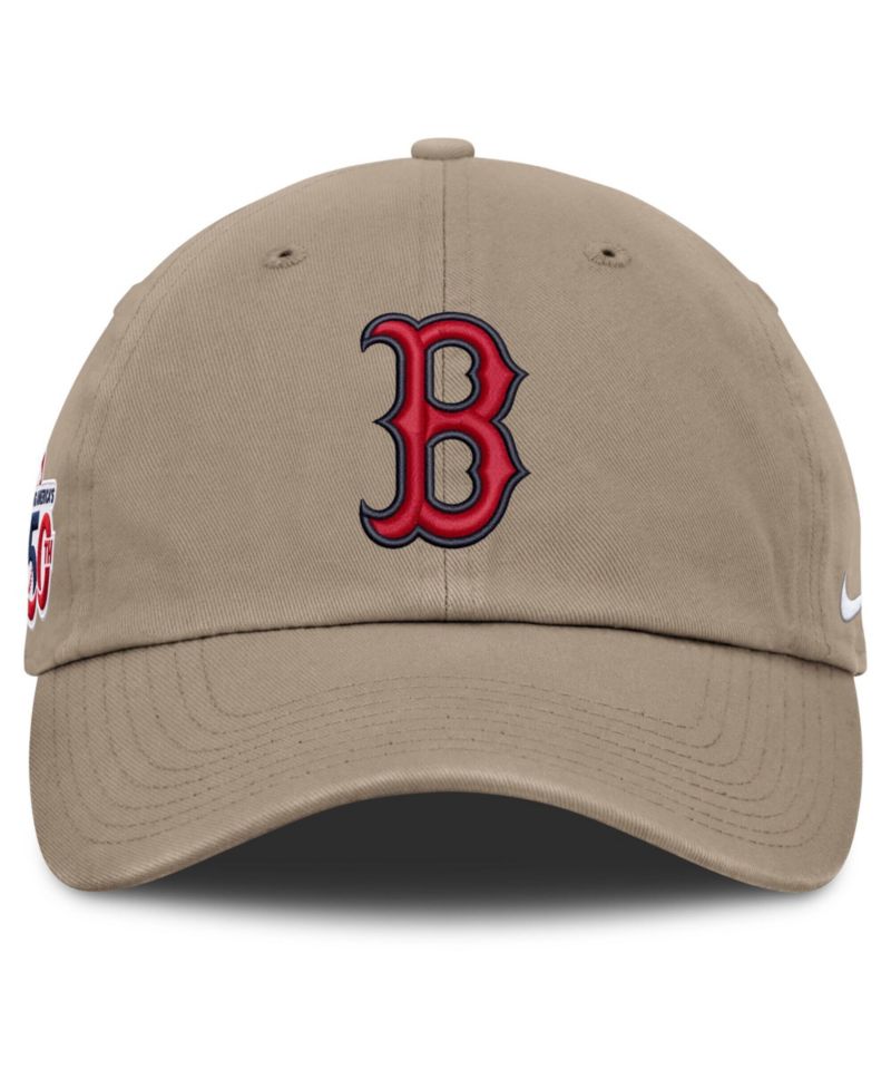Men's Khaki Boston Red Sox Celebrating America's 250th Club Adjustable Hat