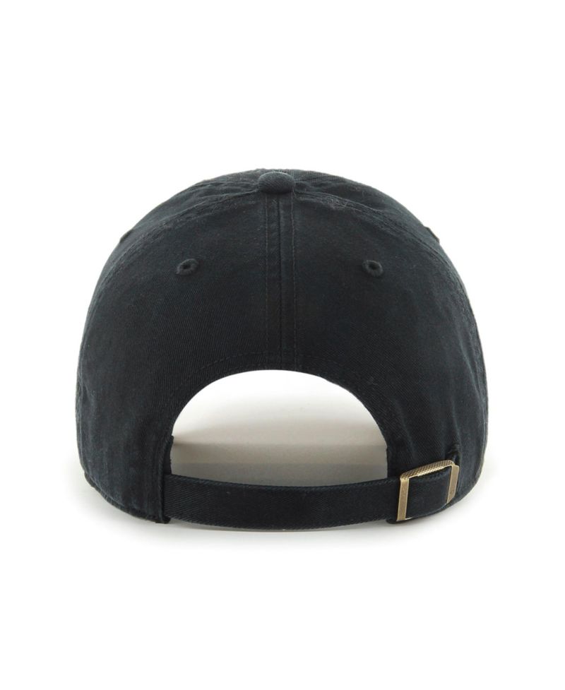 Men's '47 Black Minnesota Vikings Tonal Clean Up Adjustable Hat