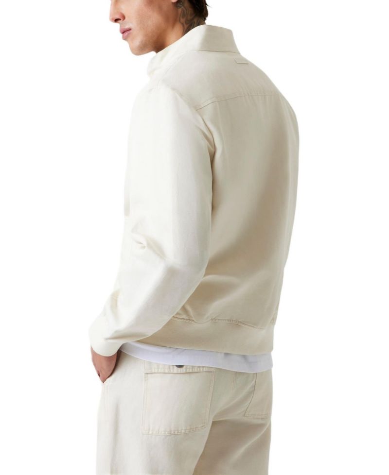 Men's Nolan Linen Harrington Jacket