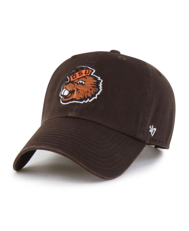 Men's '47 Brown Oregon State Beavers Vault Clean Up Adjustable Hat