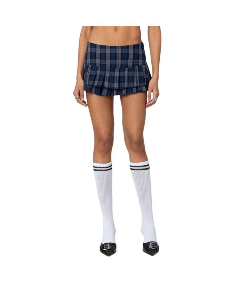 Women's Ara Plaid Pleated Skirt