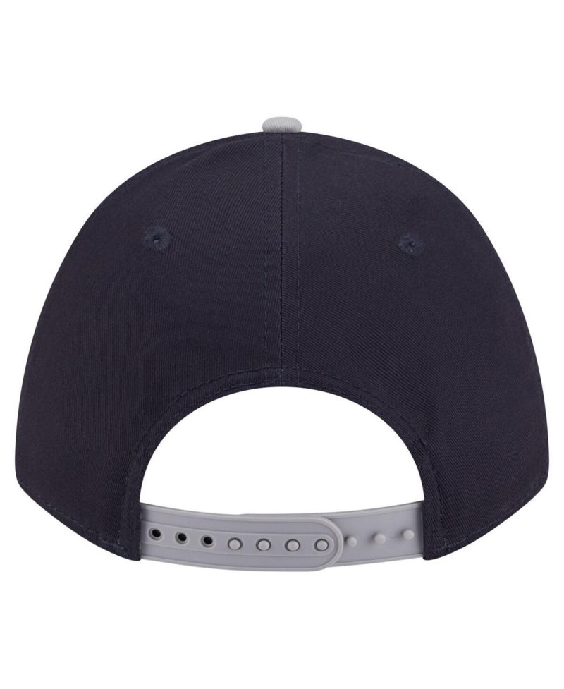 Men's Navy/Gray Detroit Tigers Arch 9FORTY A-Frame M-Crown Adjustable Hat