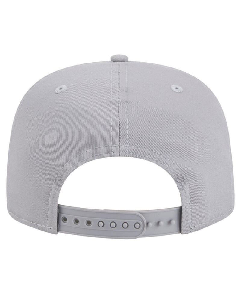 Men's Gray Boston Celtics Throwback Property Of Golfer Snapback Hat