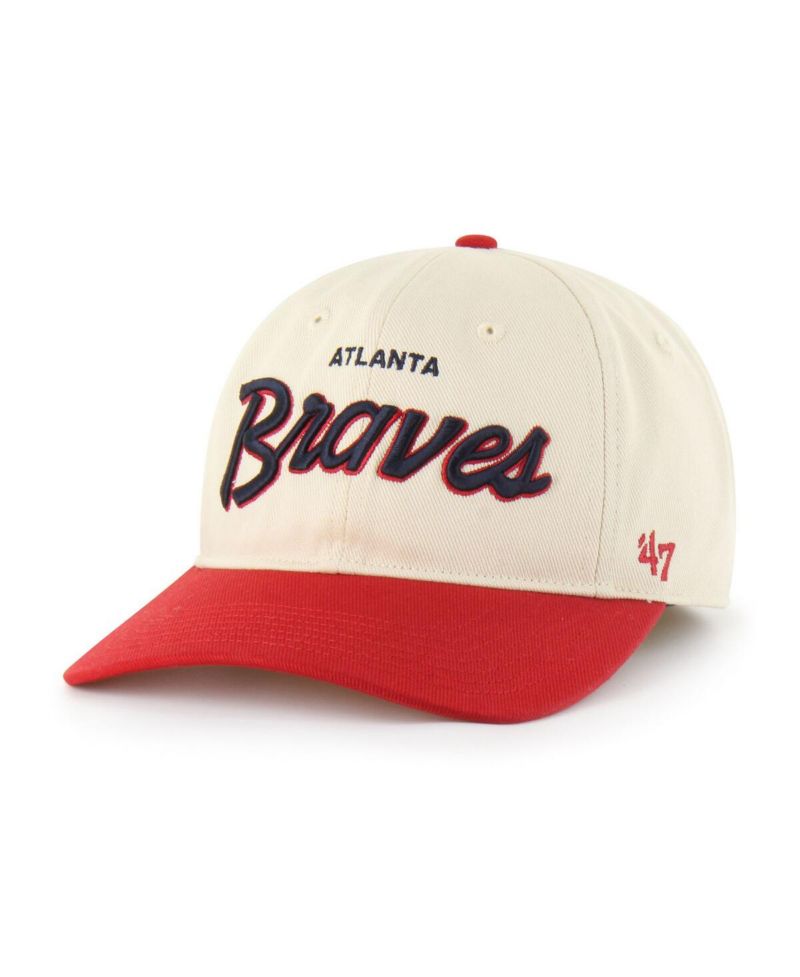 Men's Natural Atlanta Braves Crosstown Franchise Fitted Hat