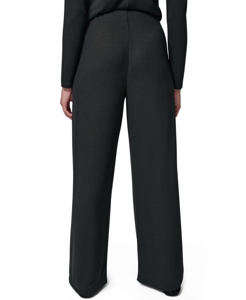 Women's Wide-Leg Flat Front Pull-On Pants
