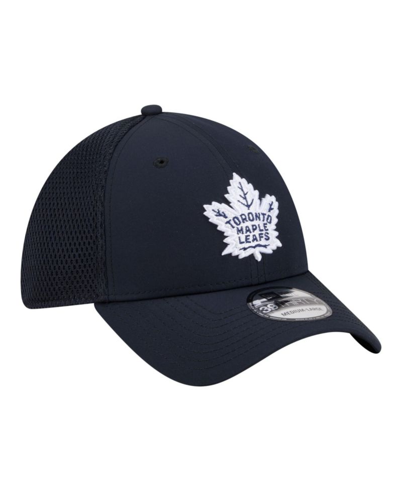 Men's Navy Toronto Maple Leafs Logo 39THIRTY Flex Hat