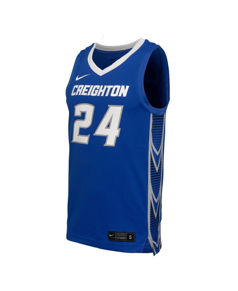 Men's Blue Creighton Bluejays Replica Basketball Jersey