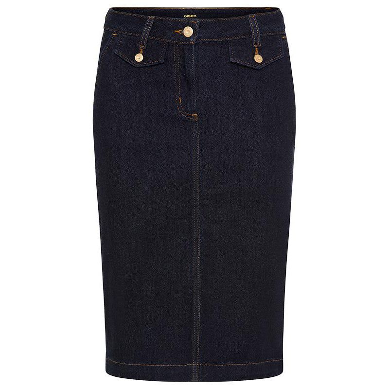 Women's Dark Denim Skirt