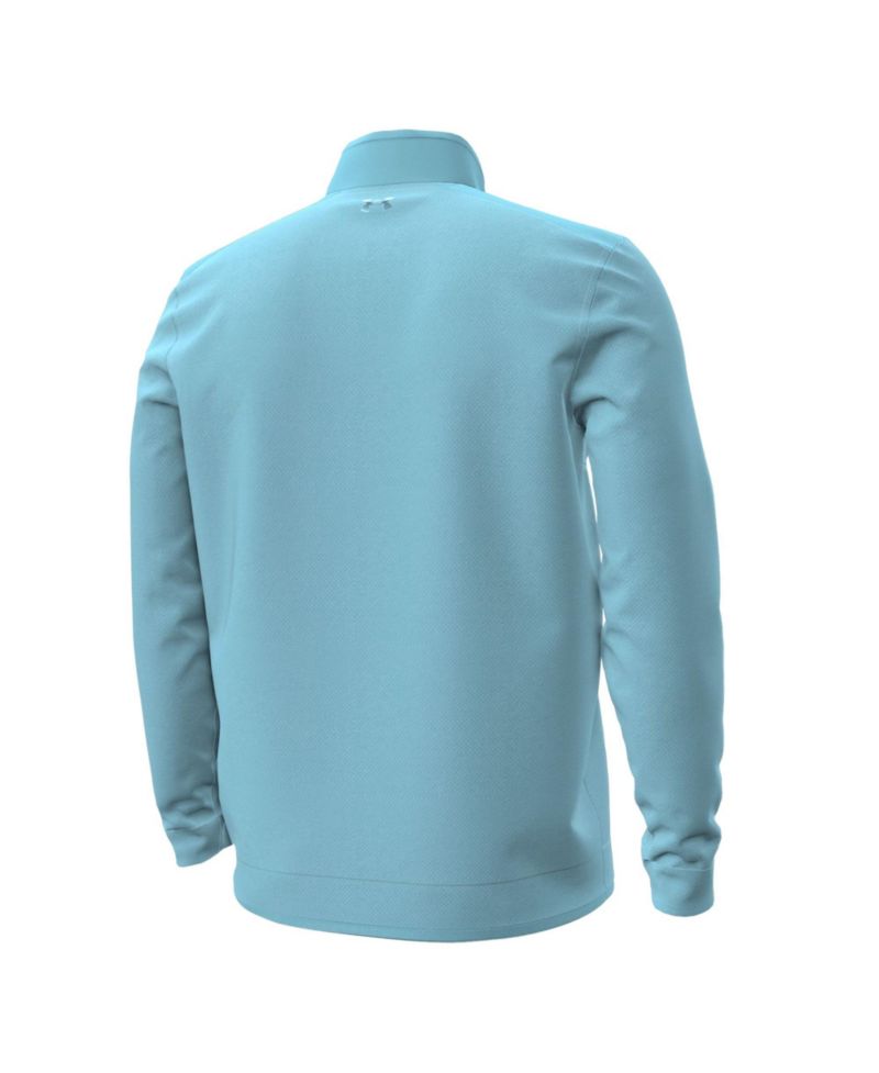 Men's Notre Dame Fighting Irish Quarter-Zip Heathered Fleece Sweater