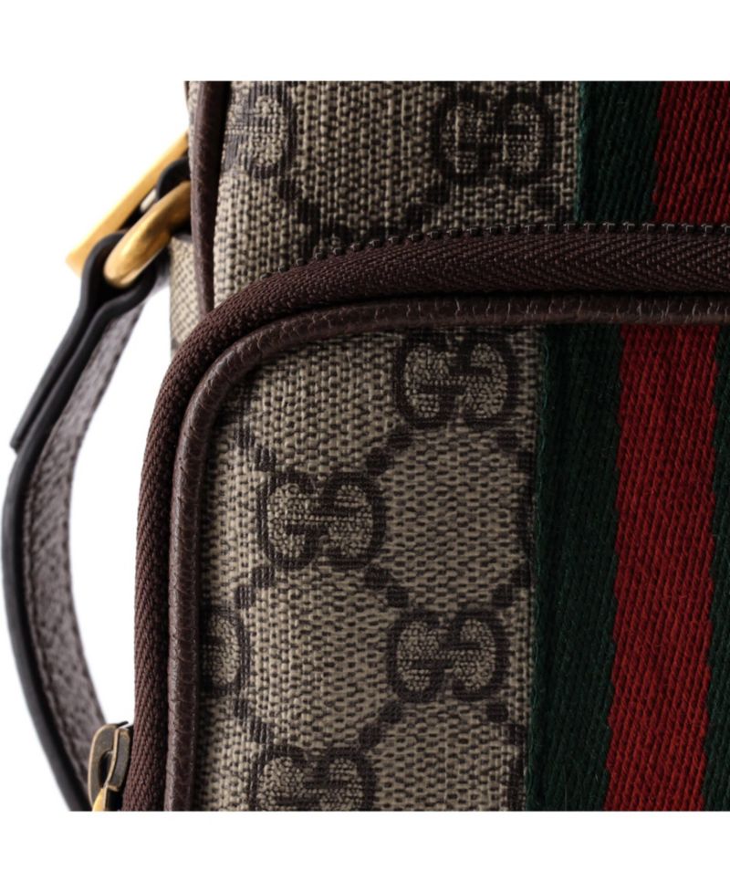 Mini Ophidia Top Handle Crossbody Bag GG Coated Canvas