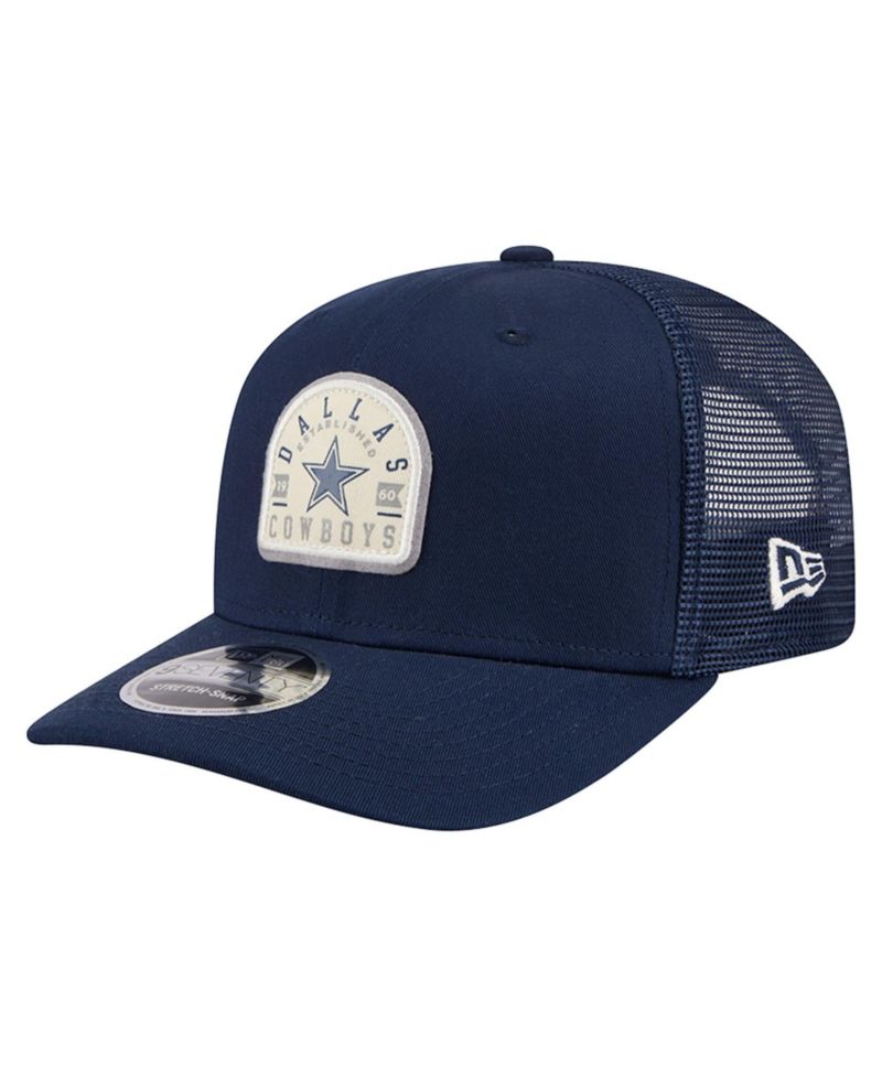 Men's Navy Dallas Cowboys Contest 9SEVENTY Adjustable Trucker Hat