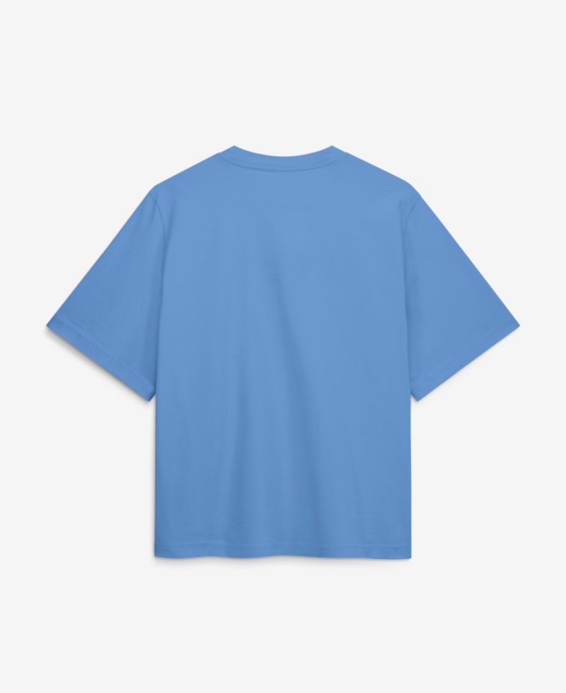 Women's Carolina Blue North Carolina Tar Heels Arch Logo Boxy T-Shirt