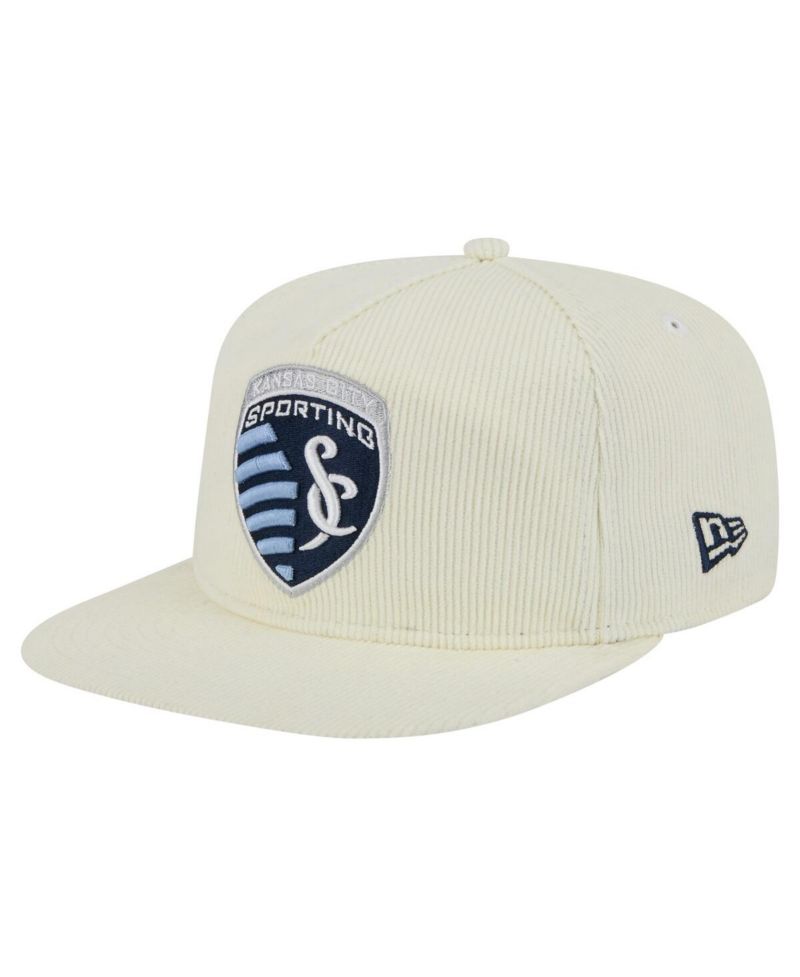 Men's Cream Sporting Kansas City 2025 Kickoff Snapback Golfer Hat