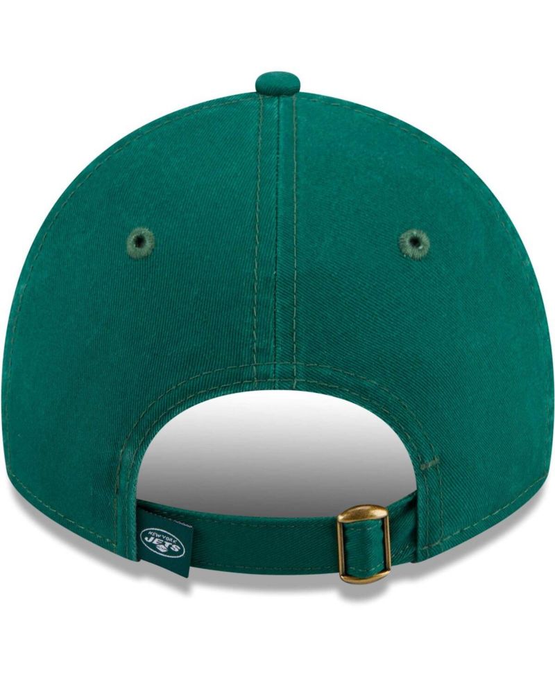 Women's Green New York Jets Game Day Flower 9TWENTY Adjustable Hat