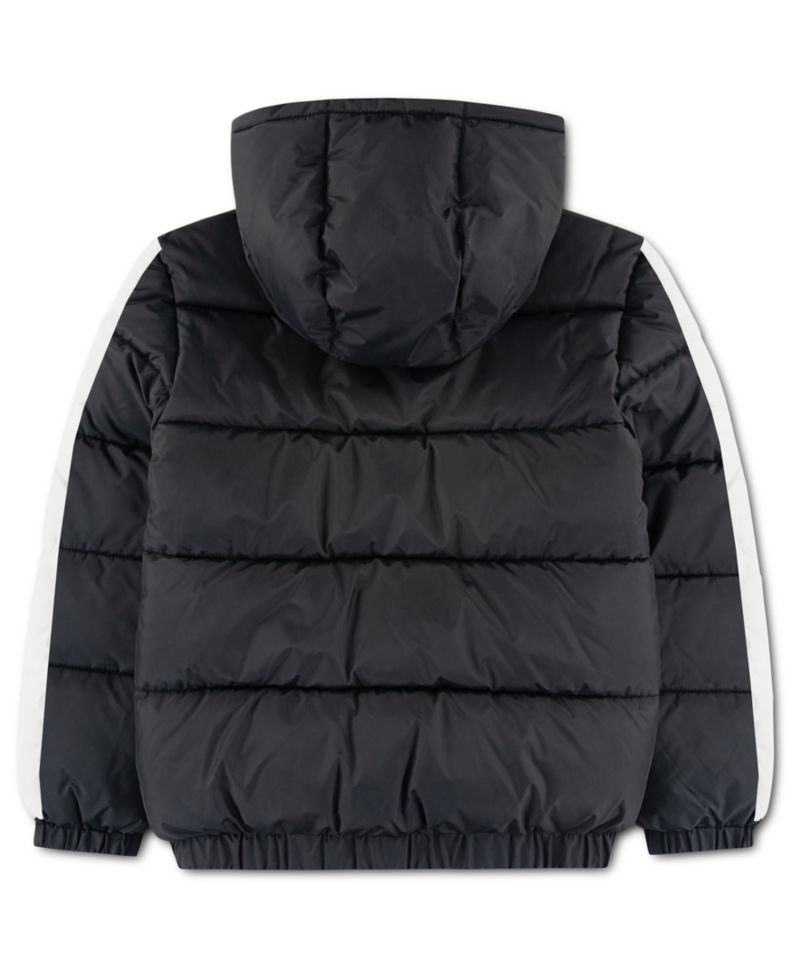 Boys' 8-20 Color-Block Long-Sleeve Puffer Jacket