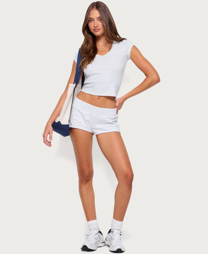Women's Hennie Sweat Low-Rise Pull-On Shorts, 2" Inseam