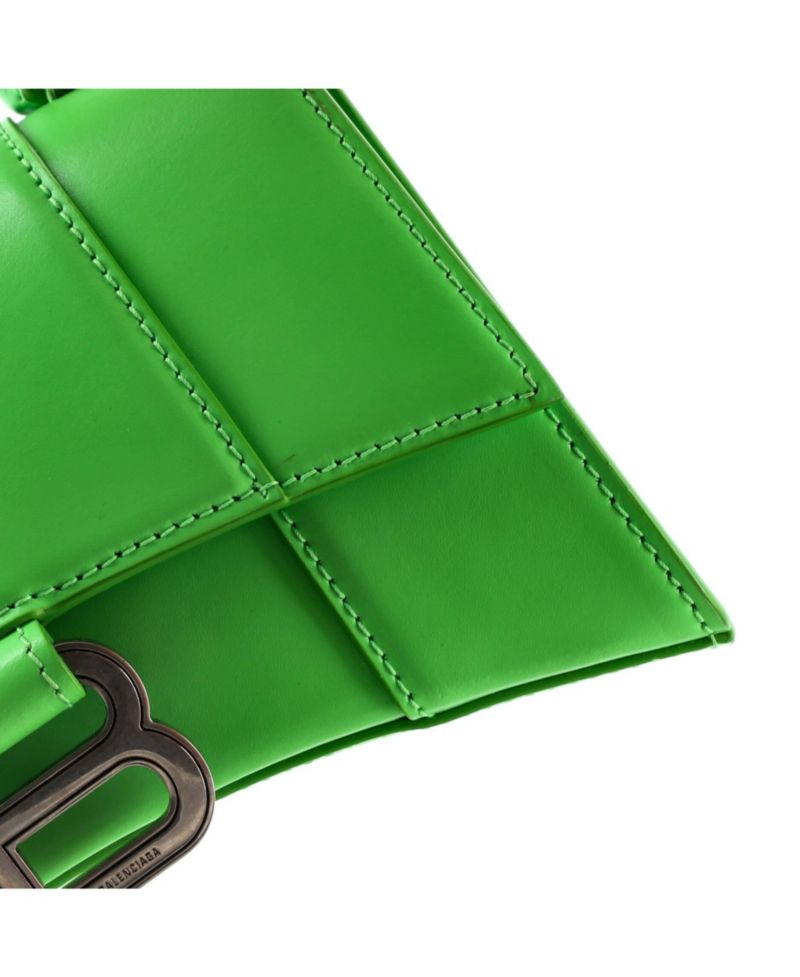 XS Hourglass Top Handle Bag Leather