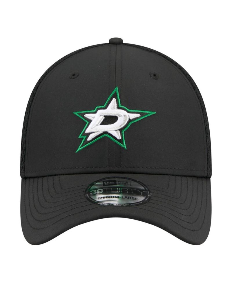 Men's Black Dallas Stars Logo 39THIRTY Flex Hat