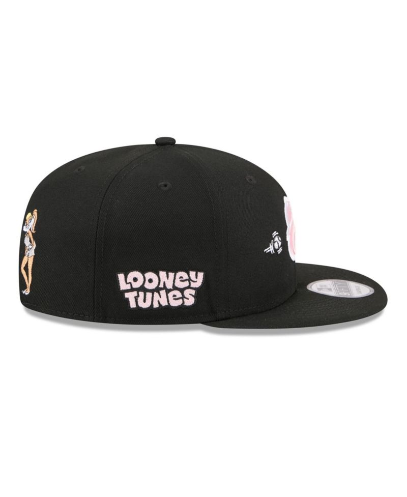 Men's Black Baltimore Orioles Looney Tunes Lola Bunny 9FIFTY Snapback Hat