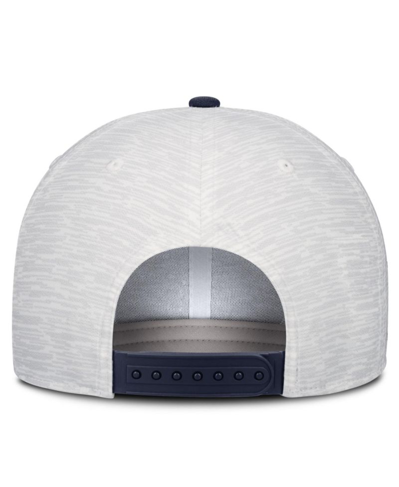 Men's and Women's White/Navy Auburn Tigers Primetime Rise Adjustable Hat