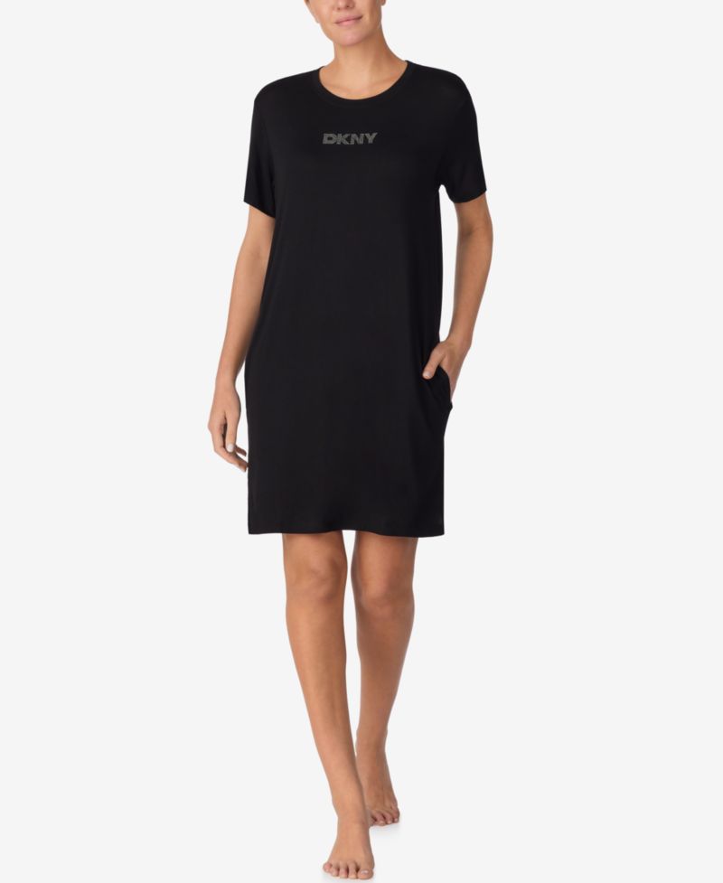 Women's Sleepwear Short-Sleeve Pull-On Sleepshirt