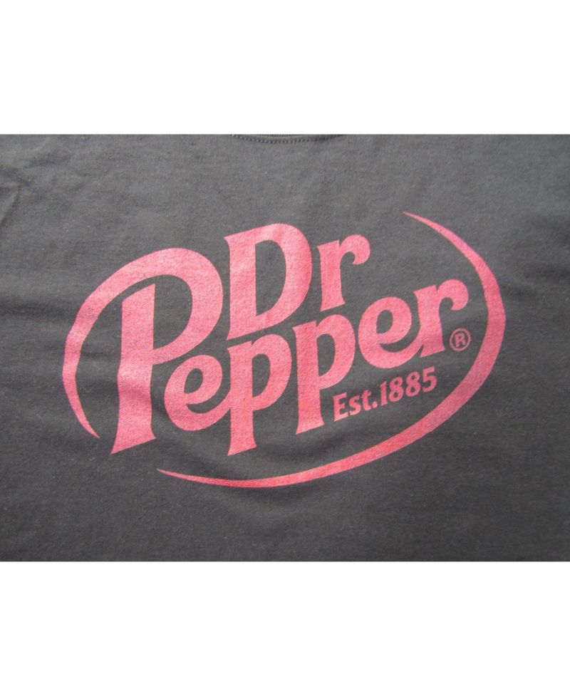 Big & Tall Dr Pepper Est. 1885 Maroon Logo Black Graphic Tee-5XL