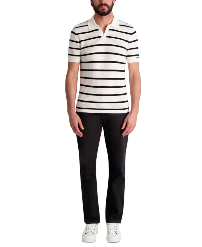 Men's Short-Sleeve Regular-Fit Polo Sweater