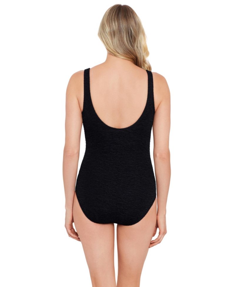 Women's Chlorine Resistant Cross Over One-Piece Swimsuit