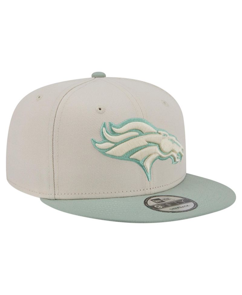 Men's Cream/Light Green Denver Broncos Color Pack Two-Tone 9FIFTY Snapback Hat