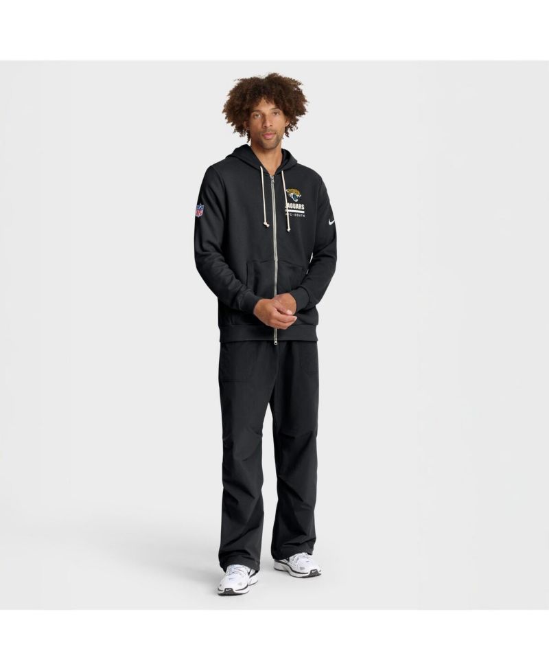 Men's Black Jacksonville Jaguars Sideline Standard Issue Utility Player Dri-FIT Full-Zip Hoodie