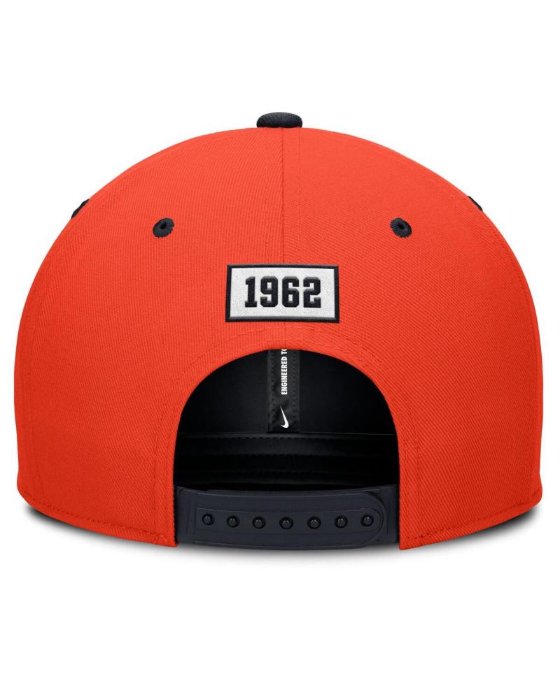 Men's Orange/Navy Houston Astros Cooperstown Collection Pro Performance Snapback Hat