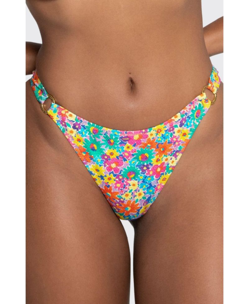Women's Rosa High-Rise Brazilian Cheeky Bikini Bottom