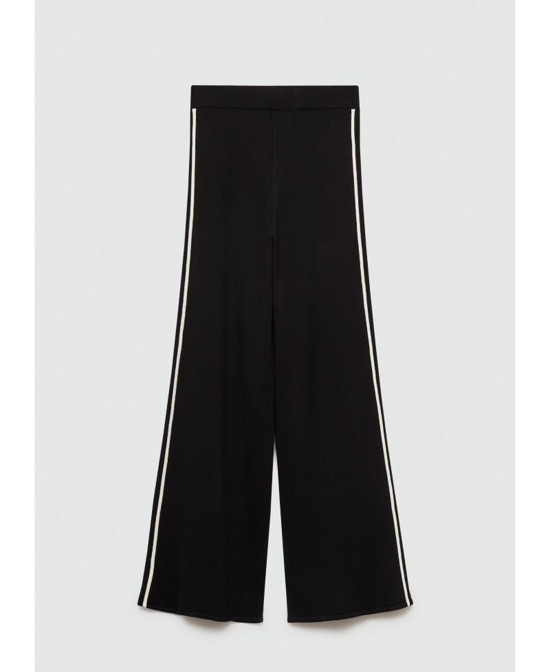 Women's Contrasting Stripes Knitted Pants