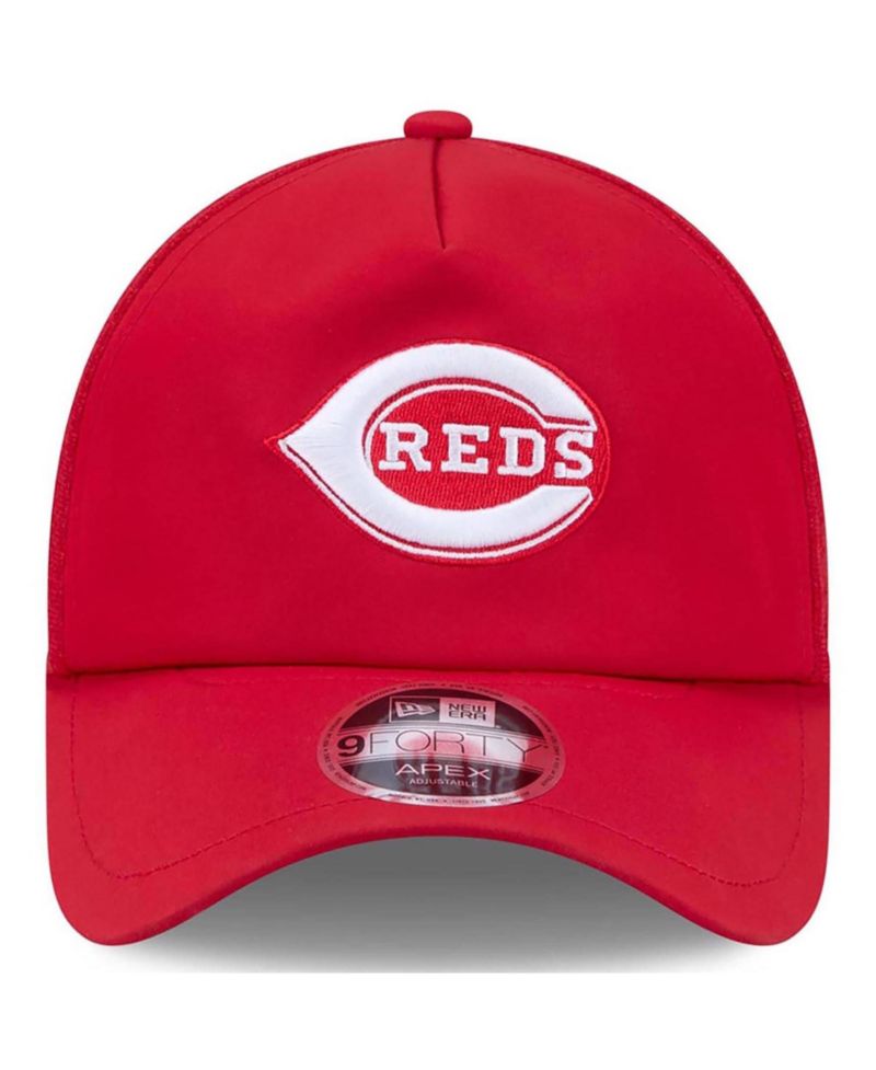 Men's Red Cincinnati Reds 2026 Batting Practice Alternate Apex 9FORTY Adjustable Hat